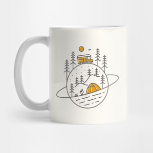 Space Camping Trip Mug